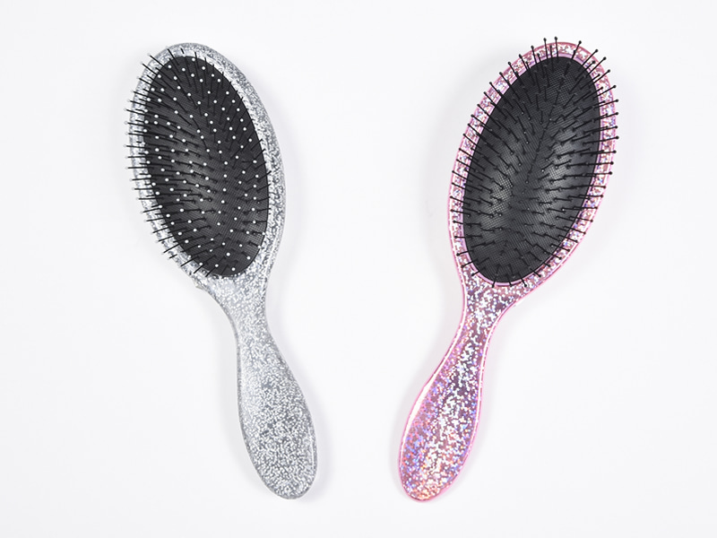 Bijuterii Bling Oval Perie de descurcare pentru păr