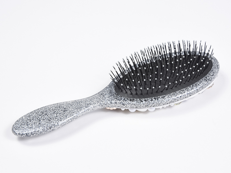 Bijuterii Bling Oval Perie de descurcare pentru păr
