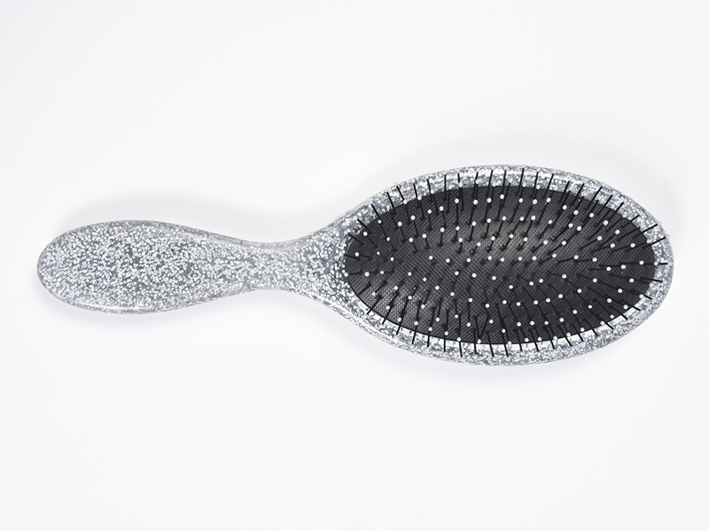 Bijuterii Bling Oval Perie de descurcare pentru păr