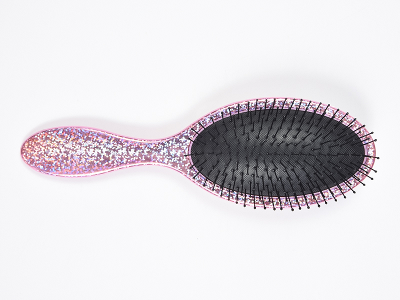 Bijuterii Bling Oval Perie de descurcare pentru păr