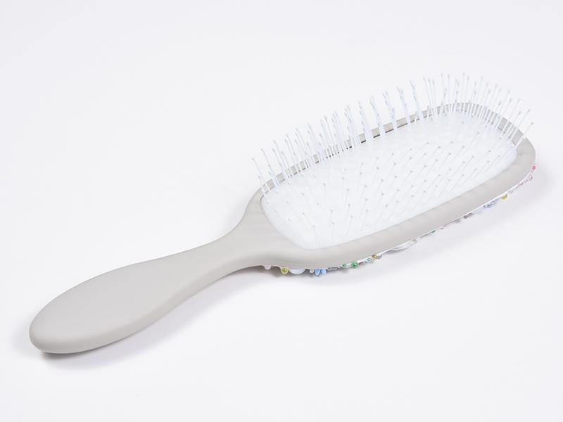 Bijuterii Bling Oval Perie de descurcare pentru păr