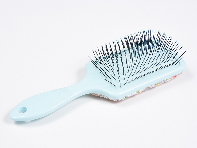 Bijuterii Bling Oval Perie de descurcare pentru păr