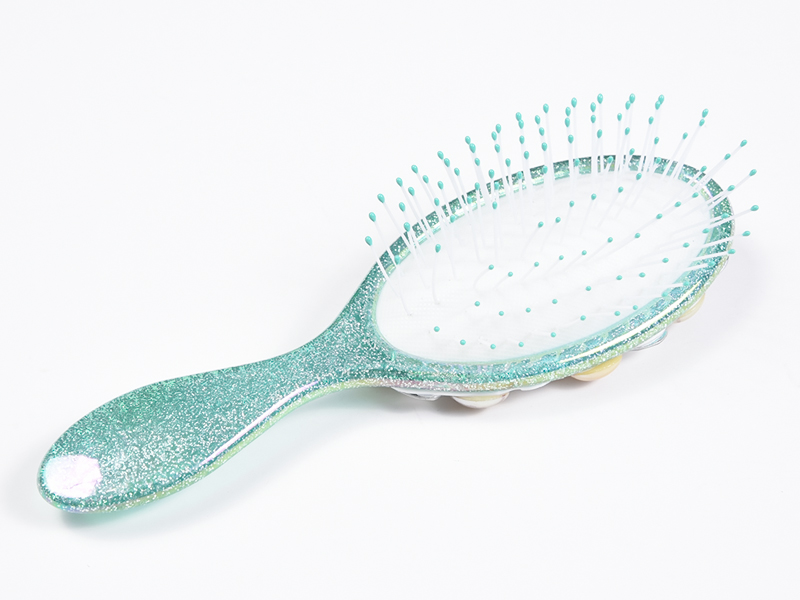 Bijuterii Bling Oval Perie de descurcare pentru păr