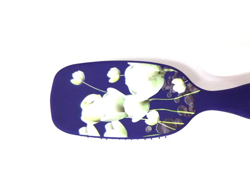 Perie din plastic pentru extensii de păr pentru descurcarea părului