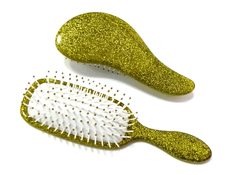 Perie de păr Detangling Glitter Cushion