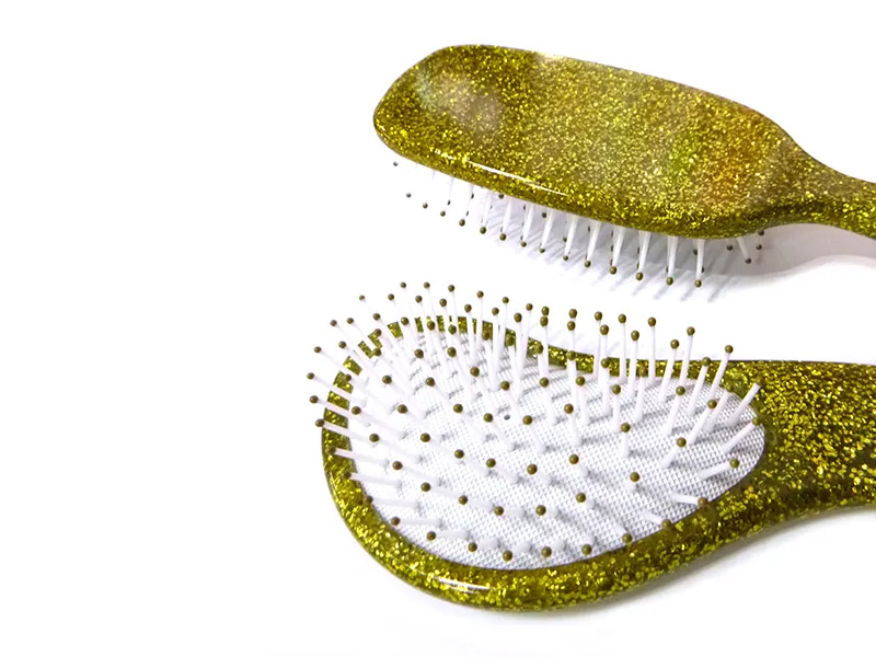 Perie de păr Detangling Glitter Cushion