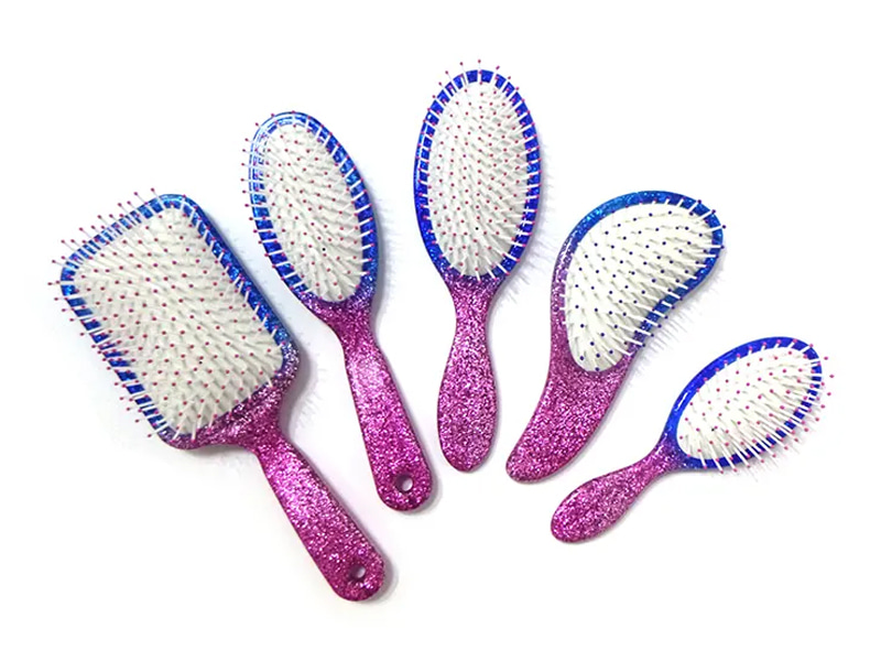Paddle Plastic Blowdrying Shampoo Curve Wave Hair Perie