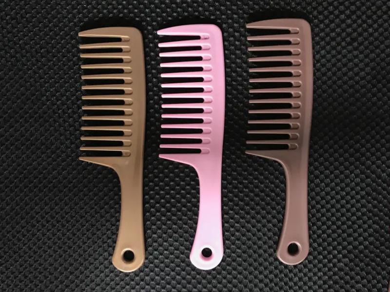 Pieptene din plastic pentru cap de masaj pentru coadă de cal