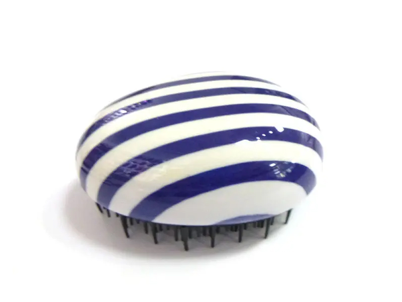 Copii Transparentă Color Levănțică Detangler Ou Perie Mică De Păr