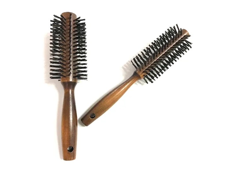 Perie rotundă pentru vopsea cu peri de bambus pentru păr sintetic