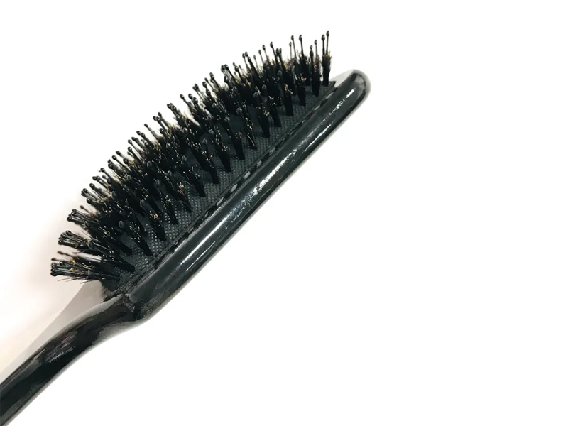 Masaj cu peri de mistret Perie de par din bambus cu paleta de lemn pentru detangler