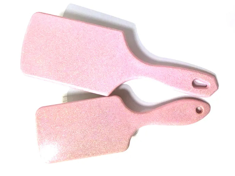 Perie de păr Fancy Paddle din plastic roz