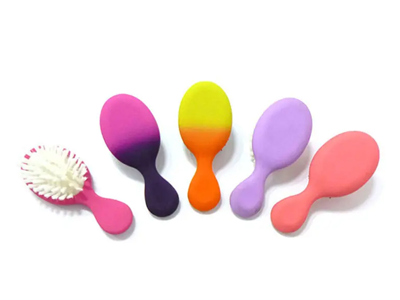 Mini perie de păr colorată pentru copii