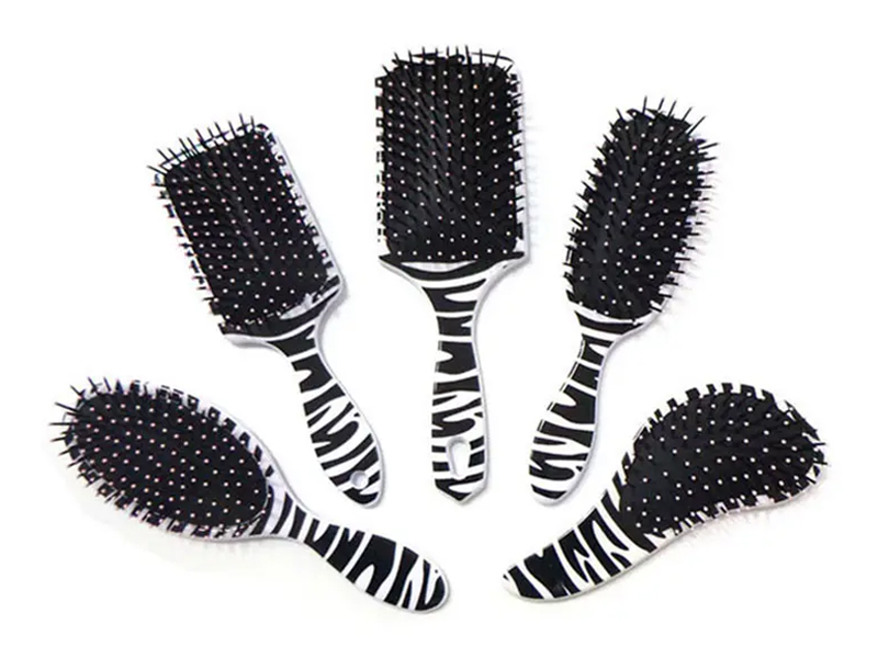 Perie de păr din plastic Paddle Deman pentru descurcare