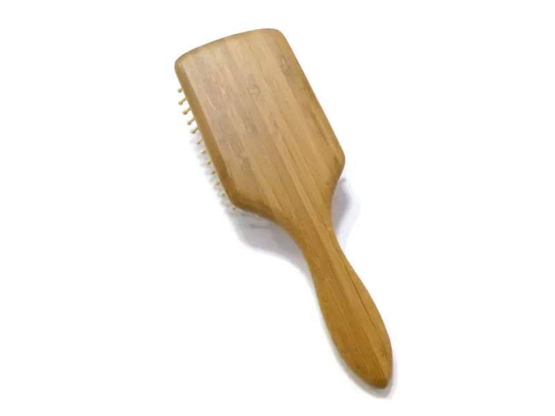 Perie de păr din bambus