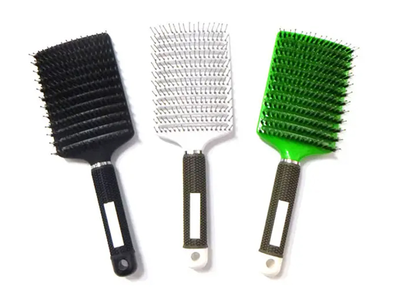 Perie de descurcare a părului cu ventilație din plastic